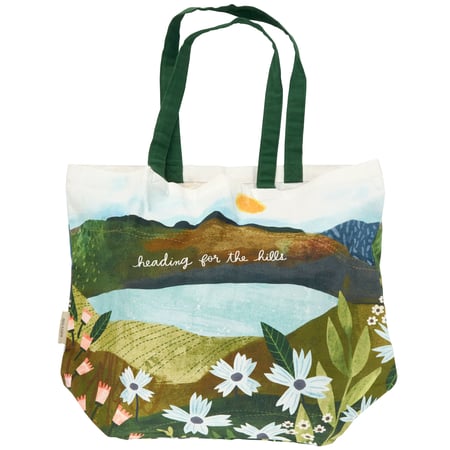 Heading For The Hills Tote - Cotton