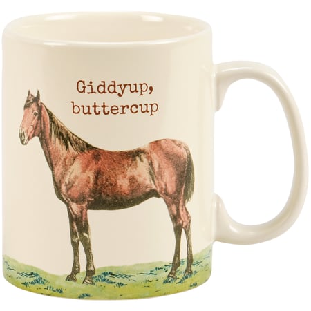Giddyup Buttercup Mug - Stoneware