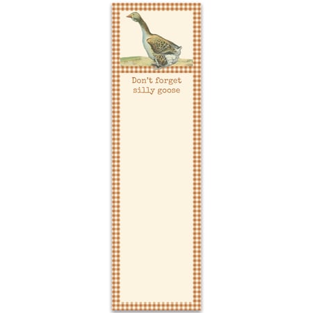 Don't Forget Silly Goose List Pad - Paper, Magnet