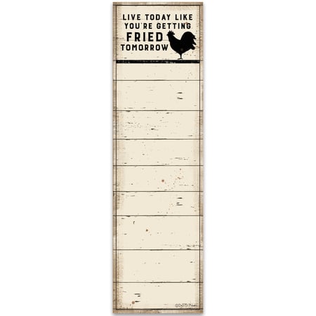 Live Today List Pad - Paper, Magnet