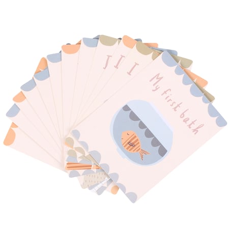 Animal Friends Milestone Cards - Paper