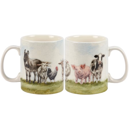 Farm Family Mug - Stoneware