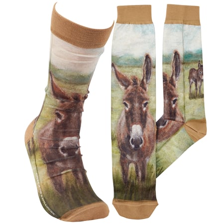 Donkey Socks - Polyester, Spandex