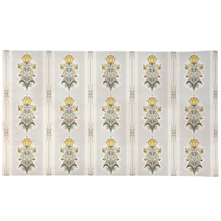 Nouveau Botanical Rug - Polyester, PVC skid-resistant backing