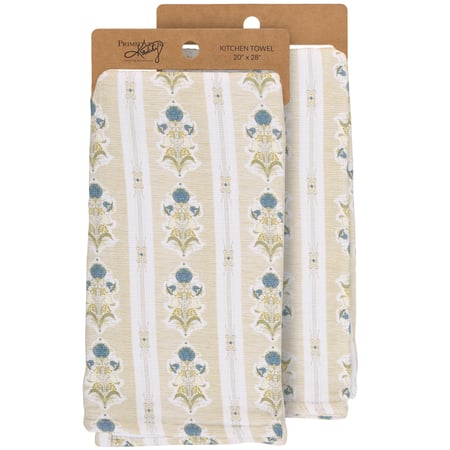 Nouveau Pattern Kitchen Towel - Cotton, Terrycloth