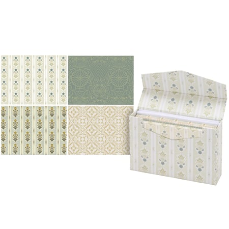 Nouveau Botanical Note Card Set - Paper