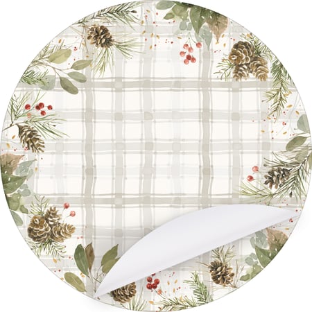 Christmas Greenery Placemat - Paper