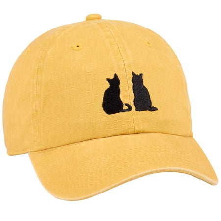 Cat Lover Baseball Cap - Cotton, Metal