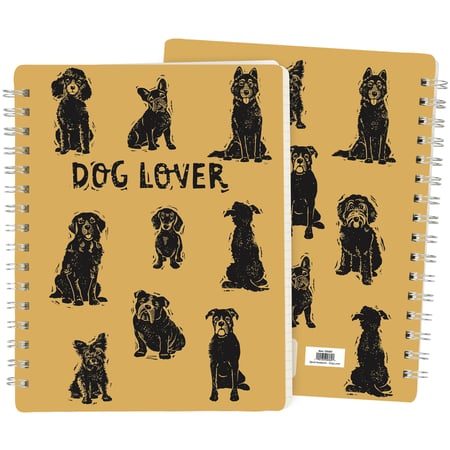 Dog Lover Spiral Notebook - Paper, Metal