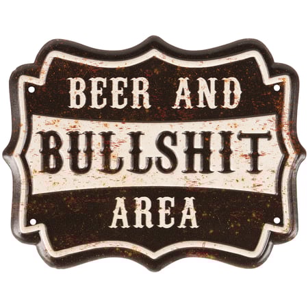 Beer Area Wall Decor - Metal