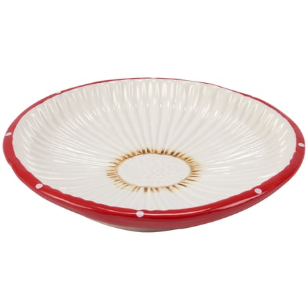 Small Mushroom Cap Plate - Stoneware