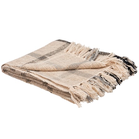 Shepherd Plaid Throw - Cotton