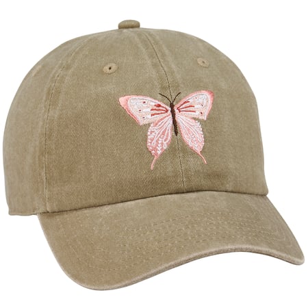 Butterfly Time Baseball Cap - Cotton, Metal