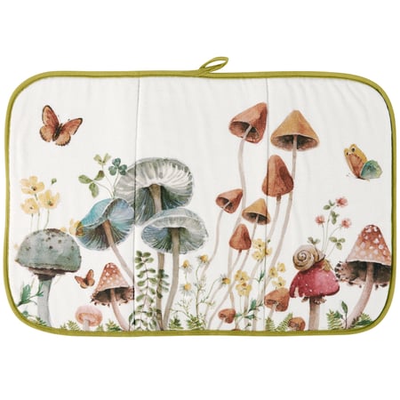 Mushroom Study Drying Mat - Polyester, Foam