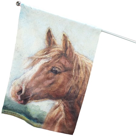 Horse House Flag - Polyester