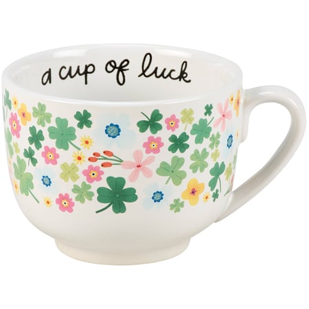 A Cup Of Luck Mug - Stoneware