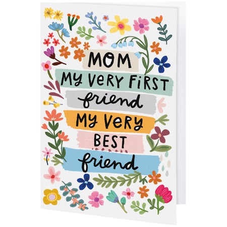 Mom Very Best Greeting Card - Paper