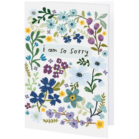 I Am So Sorry Greeting Card - Paper