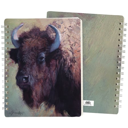 Bison Spiral Notebook - Paper, Metal