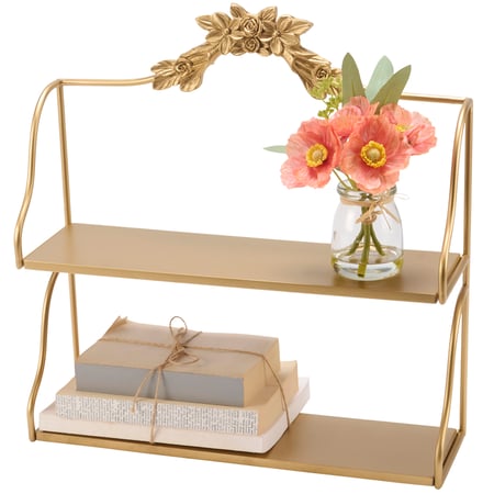 Nouveau Shelf - Metal, Wood
