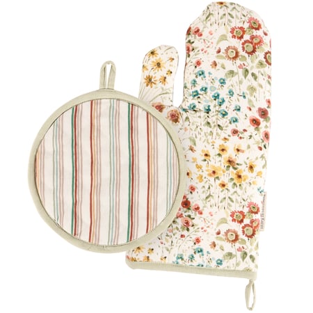 Fall Wildflowers Kitchen Set - Cotton