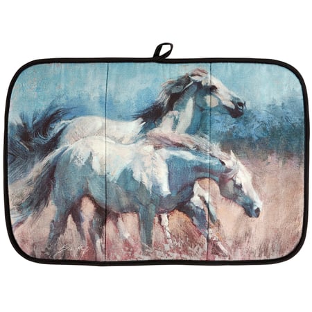 Wild Horses Drying Mat - Polyester, Foam