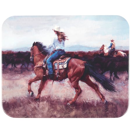 Cowgirl Roundup Trivet - Stone, Cork