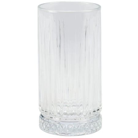 Large Cut Glass Drinking Glass - Glass