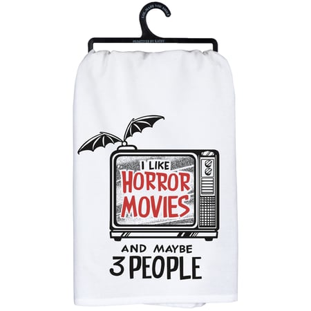 I Like Horror Movies Kitchen Towel - Cotton