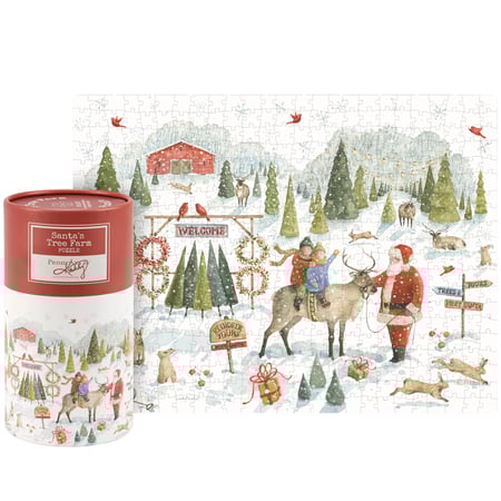 Santa's Tree Farm Puzzle - Paper