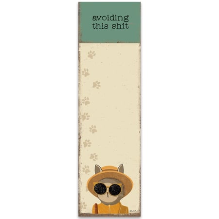 Avoiding This List Pad - Paper, Magnet