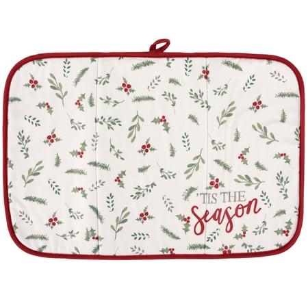 'Tis The Season Drying Mat - Polyester, Foam