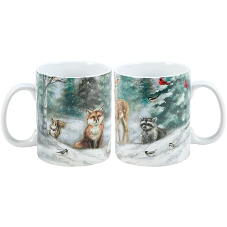 Winter Family Mug - Stoneware