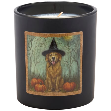 Dog As A Witch Candle - Soy Wax, Glass, Cotton
