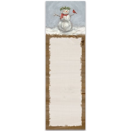 Snow Woman List Pad - Paper, Magnet