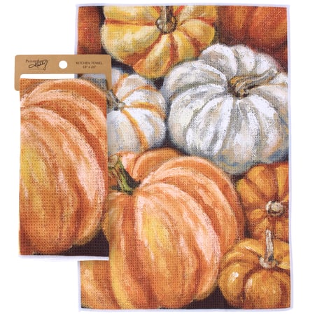 Pumpkin Patch Kitchen Towel - Microfiber