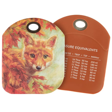 Curious Fox Bowl Scraper - Silicone, Stainless Steel