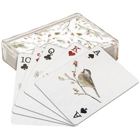 Winter Birds Playing Cards - Paper, Acrylic