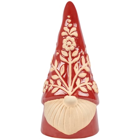 Folk Gnome Sitter - Ceramic