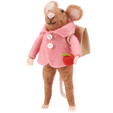 Backpack Mouse Critter - Felt, Fabric, Plastic