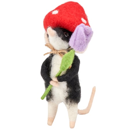 Tulip Mole Critter - Felt, Polyester, Plastic