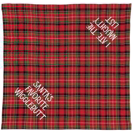 Wiggle/List Pet Bandana Lg - Cotton