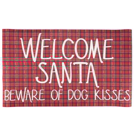 Dog Kisses Rug - Polyester, PVC skid-resistant backing
