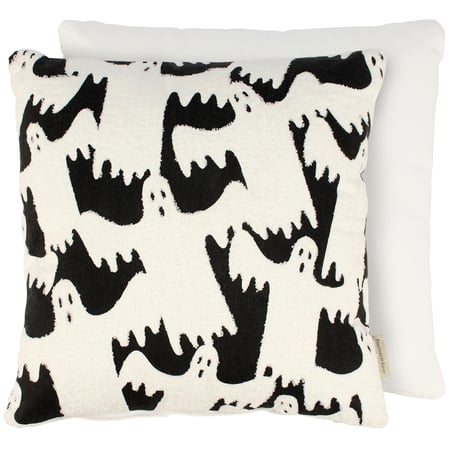 Ghosts Pillow - Cotton, Zipper