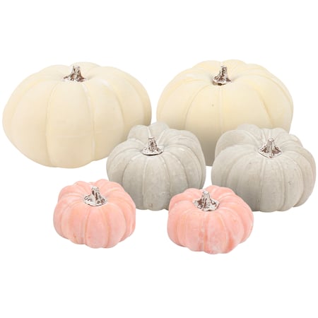 Chalky Pumpkin Set - Foam, Plastic