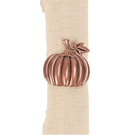 Pumpkin Napkin Ring - Metal