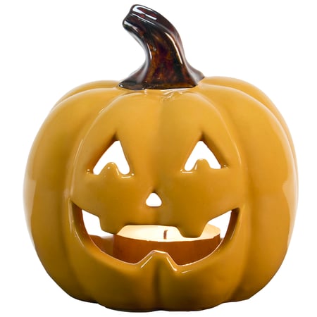 Jack Face Candle Holder - Ceramic