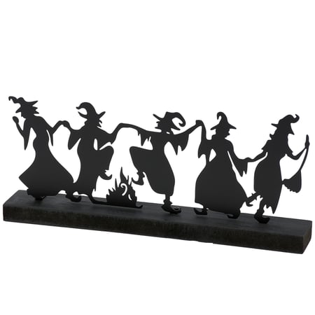Dancing Witches Sitter - Metal, Wood