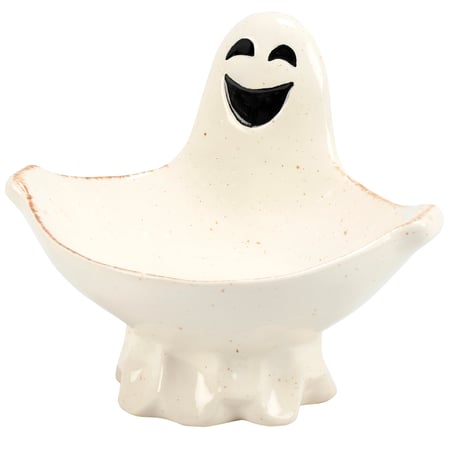 Ghost Figurine Bowl - Stoneware
