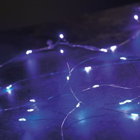 Purple Wire Lights - Wire, Plastic, Cord